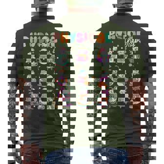 Physical Therapy Christmas Pt Christmas Snowman Men's T-shirt Back Print | Seseable CA