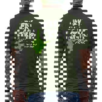 I Regret Nothing Christmas Inappropriate Elf Pajama Men's T-shirt Back Print - Thegiftio