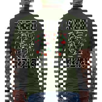 Rizz Christmas 67 Xmas Gen Alpha Skibidi Rizzmas 67 Men's T-shirt Back Print - Thegiftio