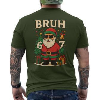 Santaays 67 Bruhanta Lustiger Pyjama 67 Meme Weihnachten T-Shirt mit Rückendruck - Geschenkecke