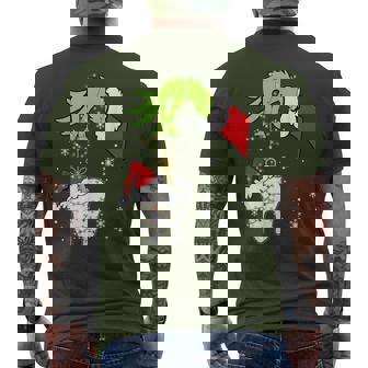 Tooth Dentist Dental Assistant Th Christmas Xmas Lights Men's T-shirt Back Print | Mazezy