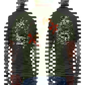 Vintage 90S Cat Christmas Men's T-shirt Back Print | Mazezy