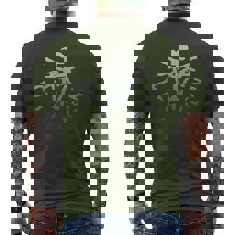 面白いデザイン Otyken Merry Christmas Otyken メンズTシャツ バックプリント - Kawaiitshirt