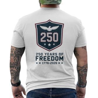 250Ème Anniversaire Patriotique 4 Juillet Usa 1776-2026 T-shirt imprimé au dos - Cadeauxyz