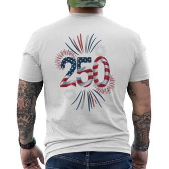 250Th Anniversary Patriotic July 4Th – Usa 1776-2026 Men's T-shirt Back Print - Thegiftio UK