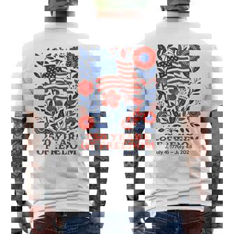 4Th Of July Patriotic 250Th Anniversary 250 Years Freedom Men's T-shirt Back Print - Monsterry