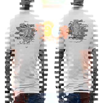 60歳 ヴィンテージ 1966 60歳の誕生日 ワイルドフラワー メンズTシャツ バックプリント - Kawaiitshirt