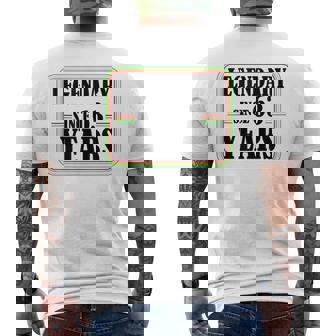 63歳の伝説、63歳の誕生日、ついに63歳 メンズTシャツ バックプリント - Kawaiitshirt