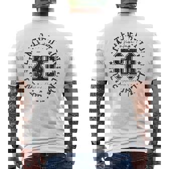 80 Year Old Vintage 1945 Limited Edition 80Th Birthday Men's T-shirt Back Print | Mazezy