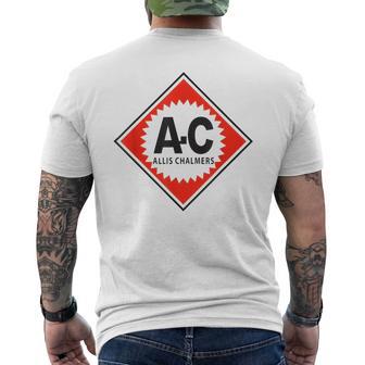 Allis And Chalmers Retro Farm Tractor Men's T-shirt Back Print - Thegiftio UK