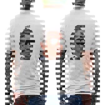 Make America Gorgeous Again Gavin Newsom Trolling Trump Meme Men's T-shirt Back Print | Mazezy