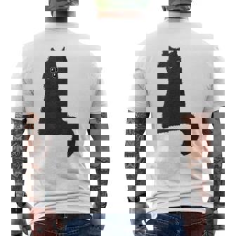 Amoureux Des Chats Tigre De La Maison Mignon Chat Noir T-shirt imprimé au dos - Cadeauxyz