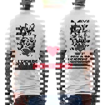 Animal Rescue Save Pets Animals Shelter Animal Rights Men's T-shirt Back Print - Monsterry