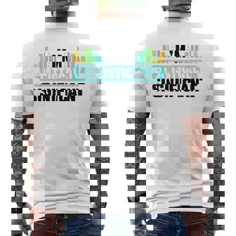 Ap 統計学者 メンズTシャツ バックプリント - Kawaiitshirt