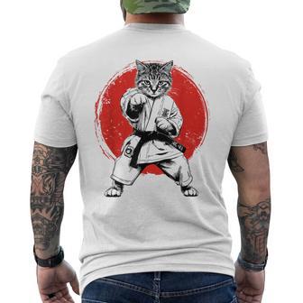 Arts Martiaux Japonais Japon Et Chat T-shirt imprimé au dos - Cadeauxyz