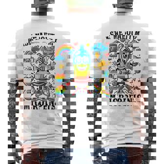 Ask Me About My Micropenis Inappropriate Adult Humor Men's T-shirt Back Print - Monsterry