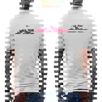 Atlanta Baseball Vintage Minimalist Retro Baseball Lover Men's T-shirt Back Print - Thegiftio