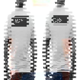 Back Print Only Lipstick Kisses For Boyfriend Letter A Men's T-shirt Back Print - Thegiftio