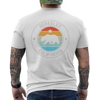 Berkeley California Small Blue Men's T-shirt Back Print | Mazezy