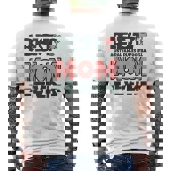 Best Australian Rules Football Mom Ever Mother Tank Top Men's Back Print T-Shirt | Mazezy