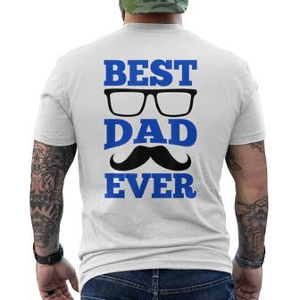 Best Dad Ever Fête Des Pères Papa Papa Papa T-shirt imprimé au dos - Cadeauxyz