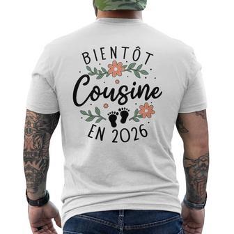 Bientôt Cousine 2026 Annonce Grossesse Tuas Etre Cousine T-shirt imprimé au dos - Cadeauxyz
