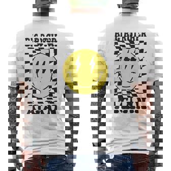 Big Brother Again Smile Face Promoted To Big Brother Again Men's T-shirt Back Print - Monsterry