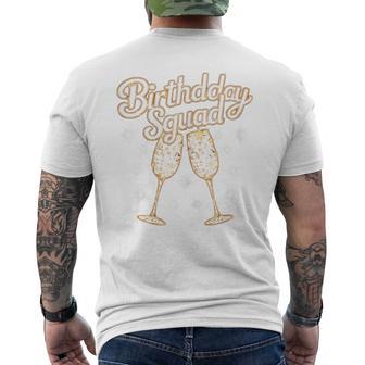 Birthday Squad Diva Squad Female X-Small Black Men's T-shirt Back Print - Thegiftio UK