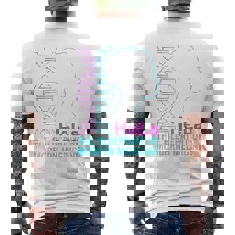 Black History 2026 Science Hela Cells Biology Dna Research Men's T-shirt Back Print - Thegiftio