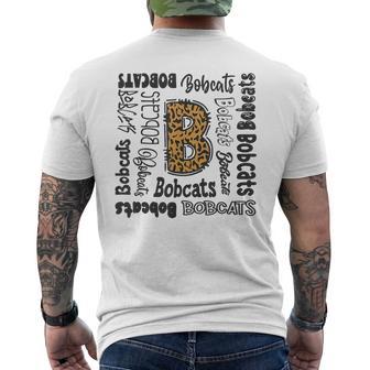Bobcat High School Bobcat Sports Team Bobcat Party Men's T-shirt Back Print - Thegiftio UK