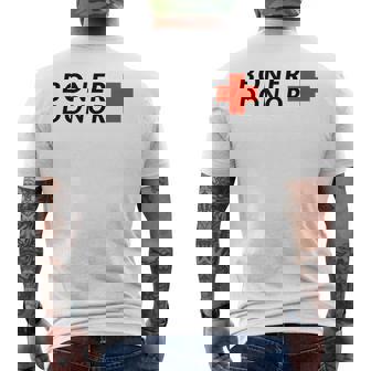 Boner Donor ラウンチ ハロウィン メンズTシャツ バックプリント - Kawaiitshirt