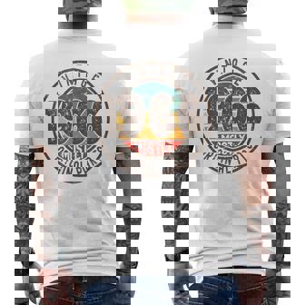 Born In 1966 Birthday Vintage Mostly Original 1966 Birthday Men's T-shirt Back Print | Seseable UK