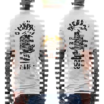 Breakfast Club Retro Vintage Pancake Trendy Aesthetic Brunch Men's T-shirt Back Print - Thegiftio