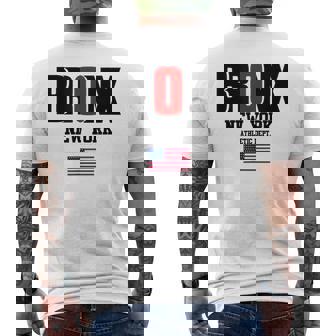 The Bronx Outfit I Love Bronx The Bronx New York City メンズTシャツ バックプリント - Kawaiitshirt