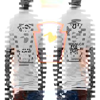 Buffalo Sauce Condiment Group Costume Men's T-shirt Back Print | Mazezy