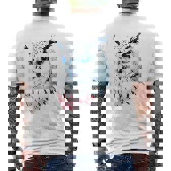 Búho Obra Maestra Búho Nival Pájaro Arte Animal Nieve Búho Camiseta Hombre Estampado Espalda - Regaloses