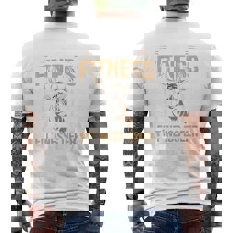 Camo Deer Hunting Fitness Deer Freezer Dad Hunter Men's T-shirt Back Print | Seseable FR