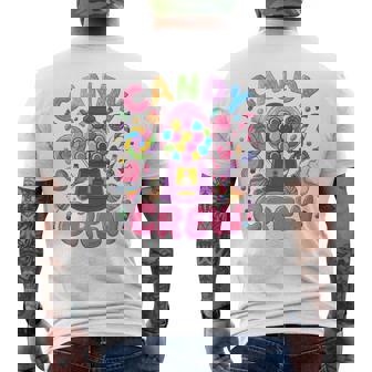 Candy Crew Candy Land Decorations Sweetie Candy Squad Men's T-shirt Back Print - Monsterry