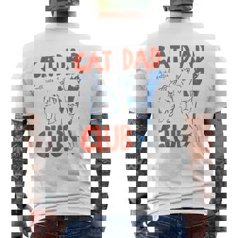 Cat Dad Club Life Is Better With Cats Fête Des Pères T-shirt imprimé au dos - Cadeauxyz