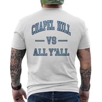 Chapel Hill Vs All Y'all North Carolina Classic Men's T-shirt Back Print - Thegiftio UK