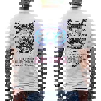 Chat Masque Deki Panoramique Montagne Alpe D'huez T-shirt imprimé au dos - Cadeauxyz