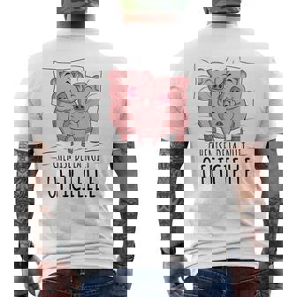 Chemise De La Nuit Officielle Cochon T-shirt imprimé au dos - Cadeauxyz