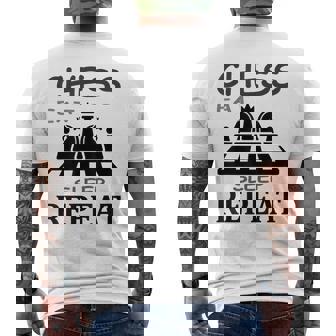 Chess Play チェス盤 チェスマット ギフトアイデア メンズTシャツ バックプリント - Kawaiitshirt