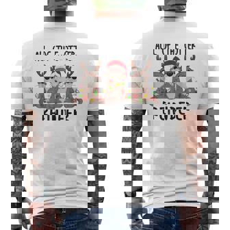 Christmas All Of The Otter Reindeer Men's T-shirt Back Print | Seseable CA