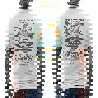 Chubbs Peterson Memorial Golf Tournament All In The Hips Men's T-shirt Back Print | Mazezy