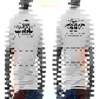 Class Of 2038 Grow With Me Handprint Pre-K 12th Grade Men's Back Print T-Shirt | Mazezy