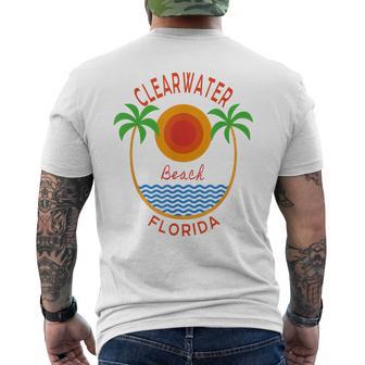 Clearwater Beach Florida Beach Motif Coucher Deoleil T-shirt imprimé au dos - Cadeauxyz
