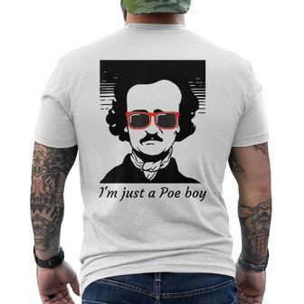 Con Cita De Edgar Allen Poe Camiseta Hombre Estampado Espalda - Regaloses