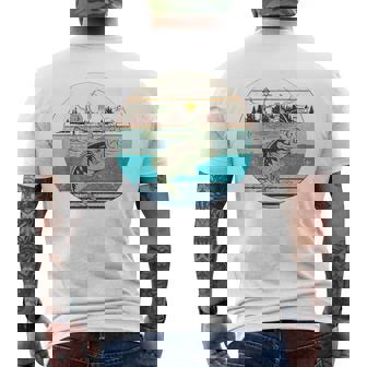 Conception Graphique De Bateaux Et De Poissons T-shirt imprimé au dos - Cadeauxyz