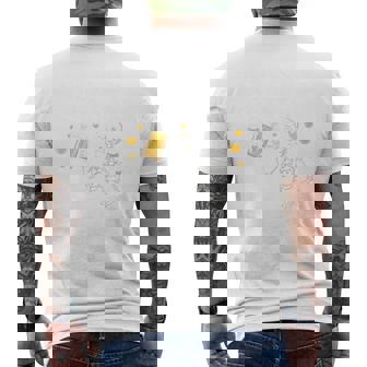 This Is My Costume Give Me A Beer Dad Halloween Men's T-shirt Back Print - Monsterry